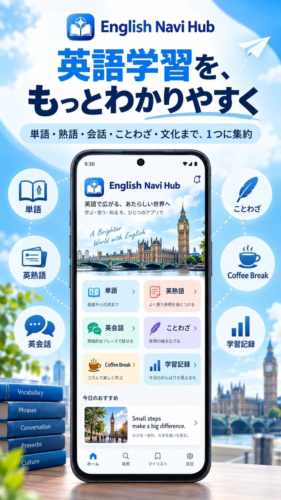 English Navi Hubのアプリ画面・機能紹介画像 1