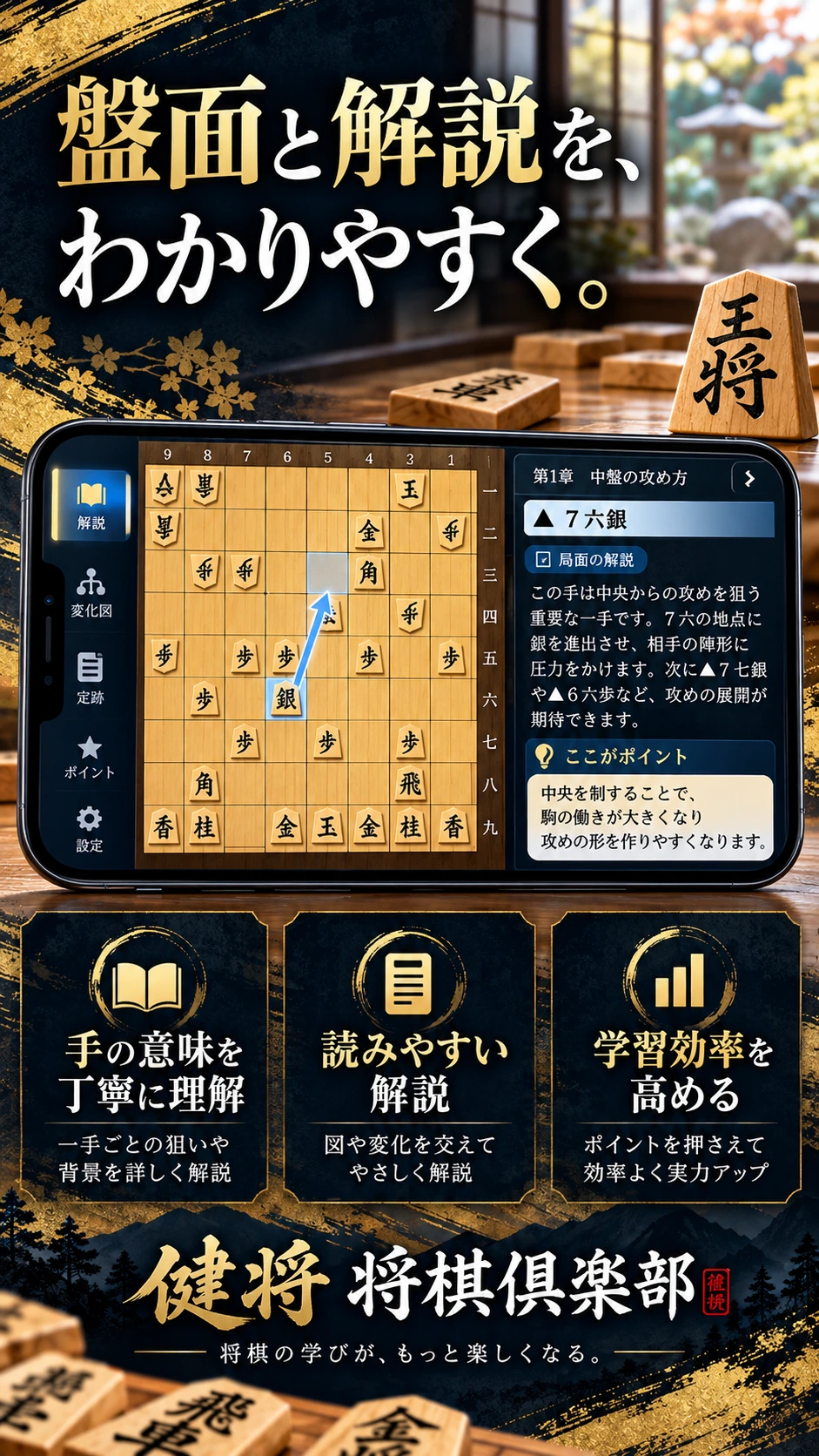 健将 将棋倶楽部のホーム紹介画像 4