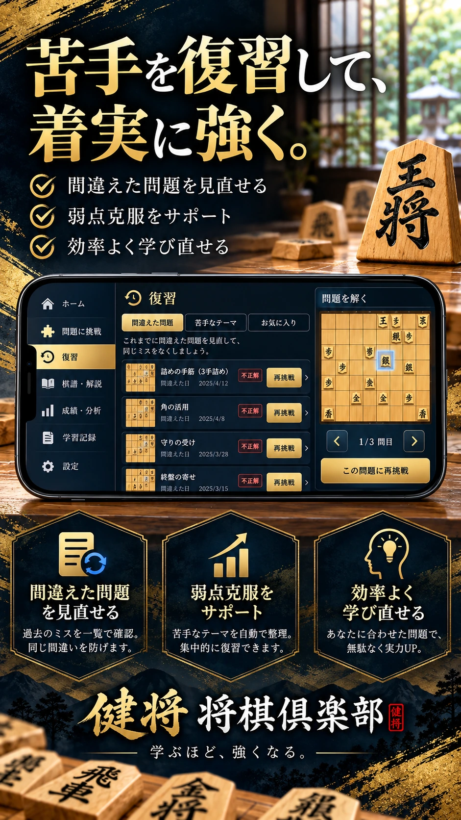 健将 将棋倶楽部のホーム紹介画像 7
