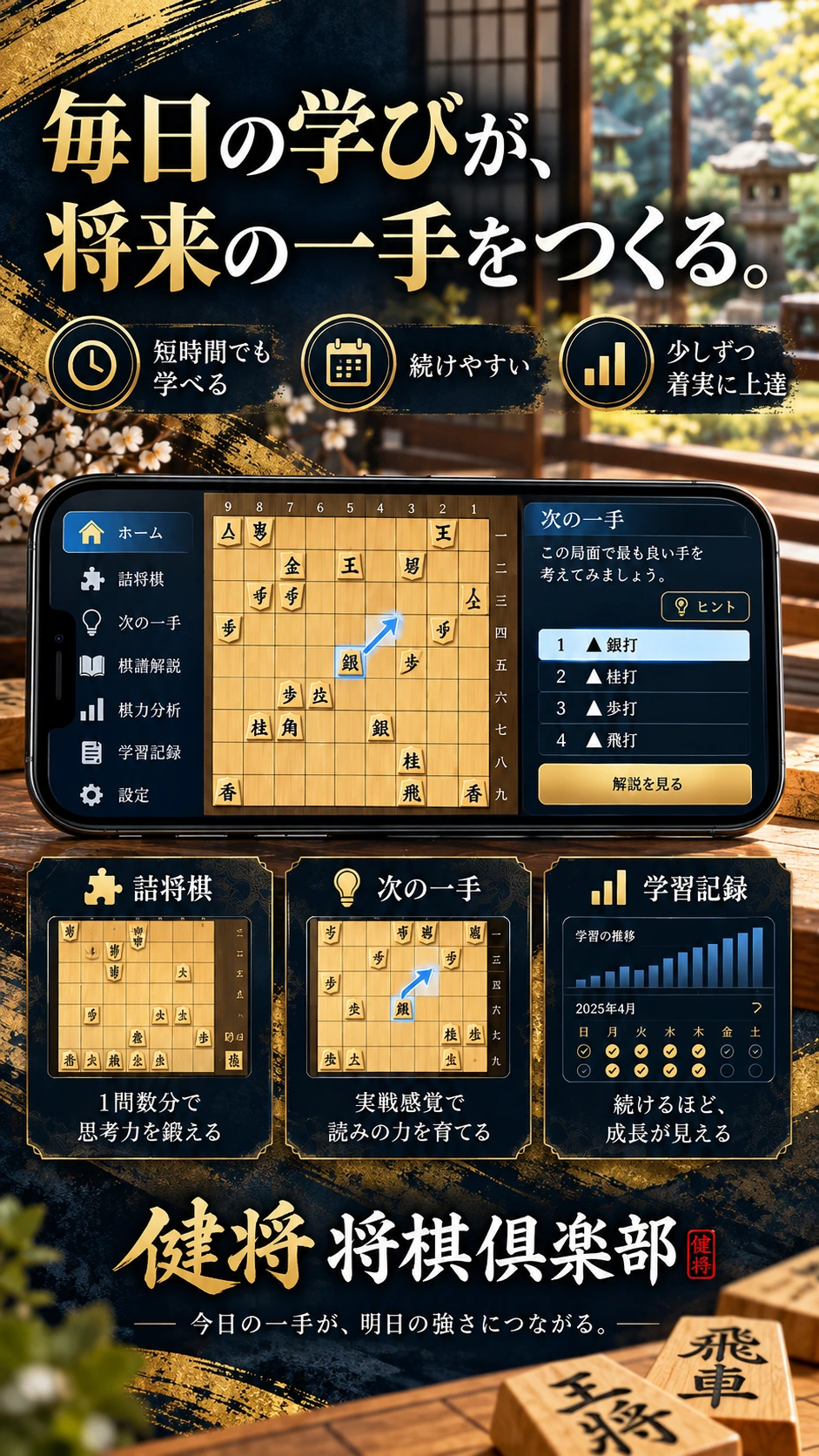 健将 将棋倶楽部のホーム紹介画像 9
