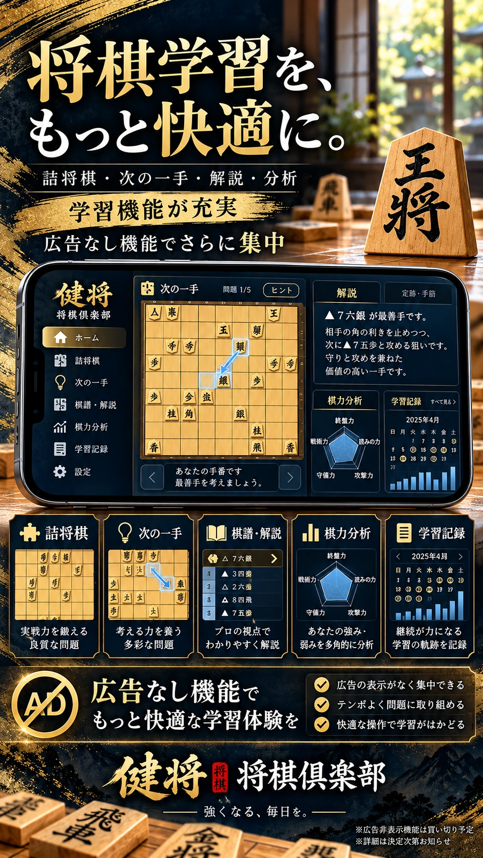健将 将棋倶楽部のホーム紹介画像 10